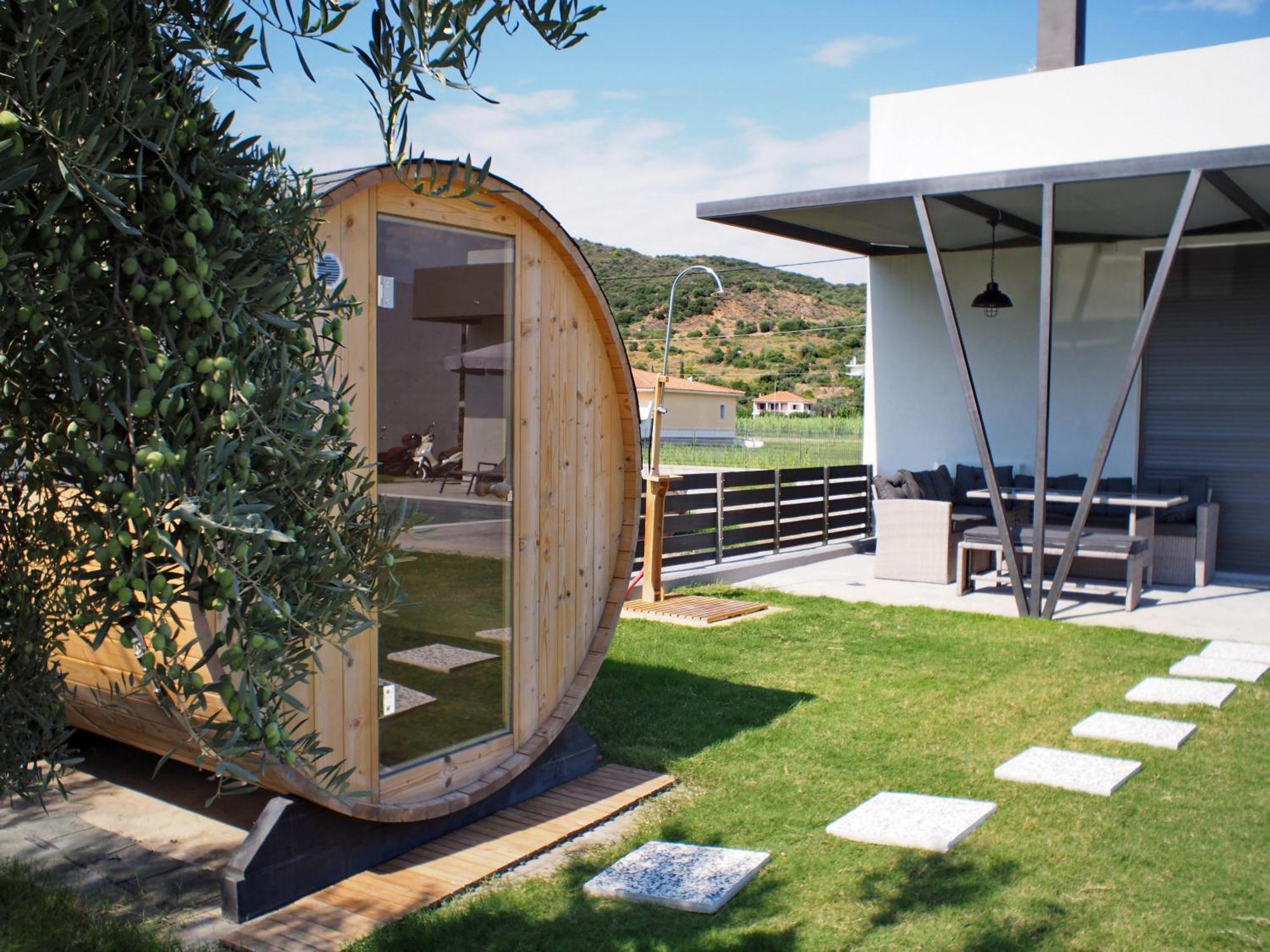 Nostos Luxury Villas With Private Pool In 나프팍토스 외부 사진